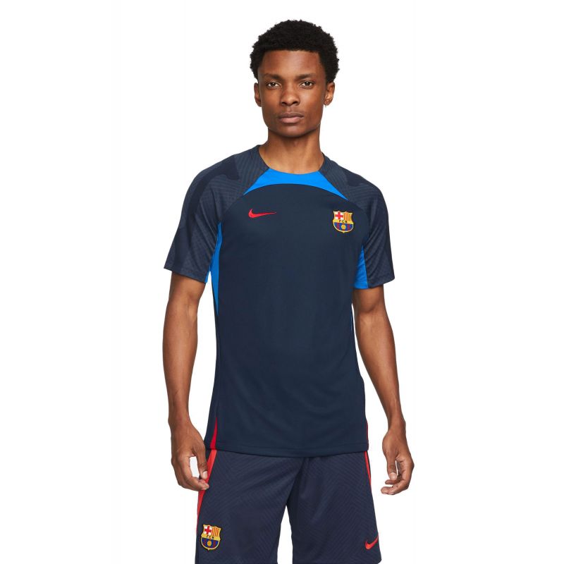 FC Barcelona Strike M pánské fotbalové tričko DJ8587-453 - Nike - Pro muže trička, tílka, košile