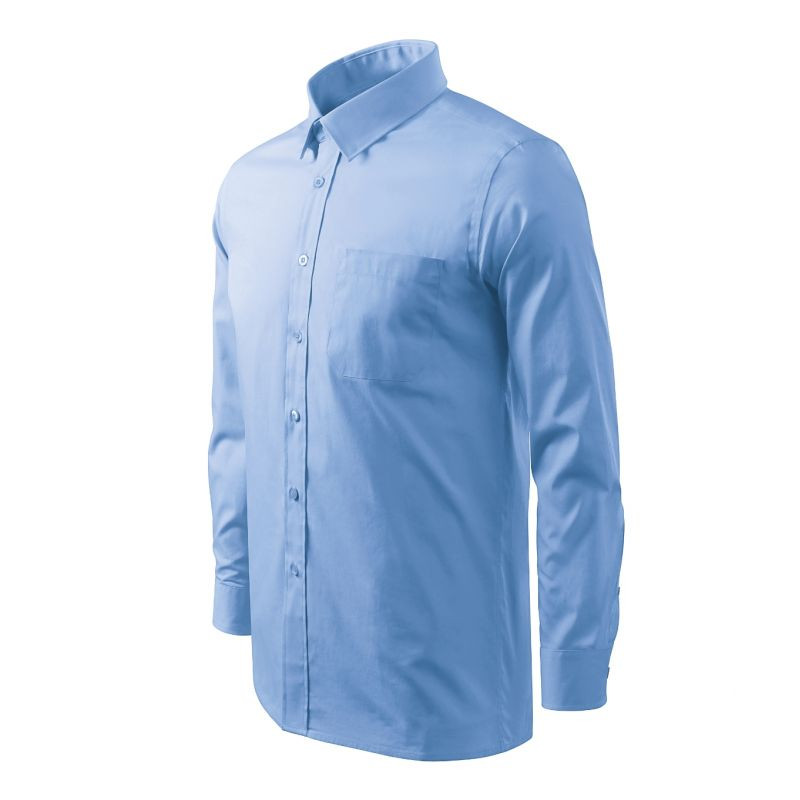 Malfini Style LS M MLI-20915 modrá košile - Pro muže trička, tílka, košile