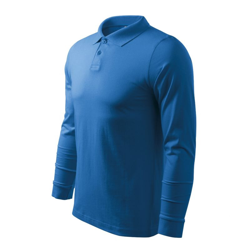 Polokošile Malfini Single J. LS M MLI-21114 azure - Pro muže trička, tílka, košile