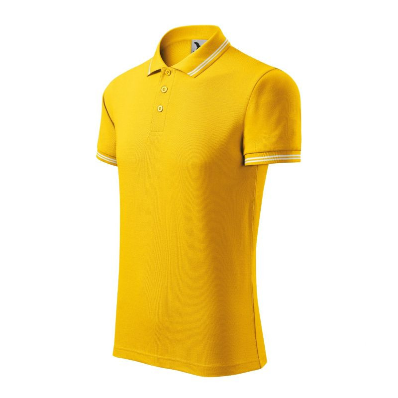Adler Urban M polokošile MLI-21904 žlutá - Pro muže trička, tílka, košile