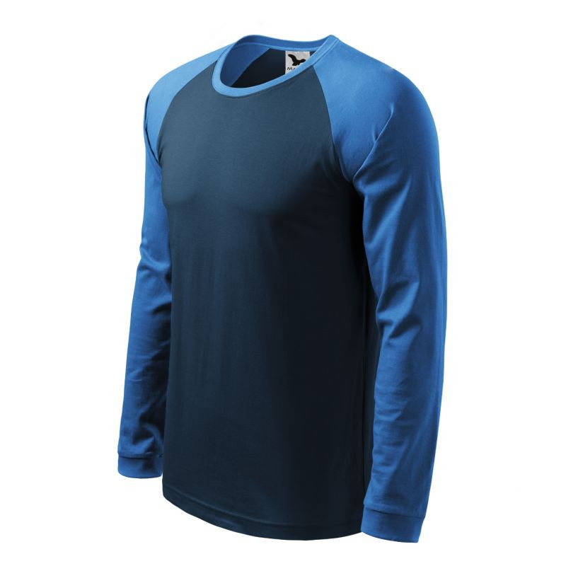 Malfini pánské tričko Street LS M MLI-13002 námořnická modrá - Malfini - Pro muže trička, tílka, košile
