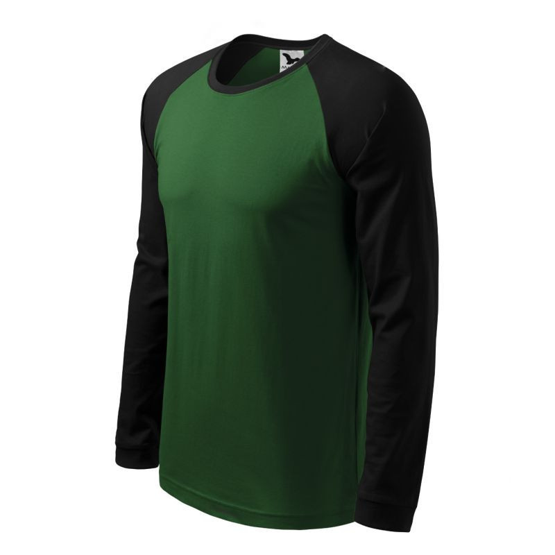 Pánské tričko Street LS M MLI-13006 bottle green - Malfini - Pro muže trička, tílka, košile
