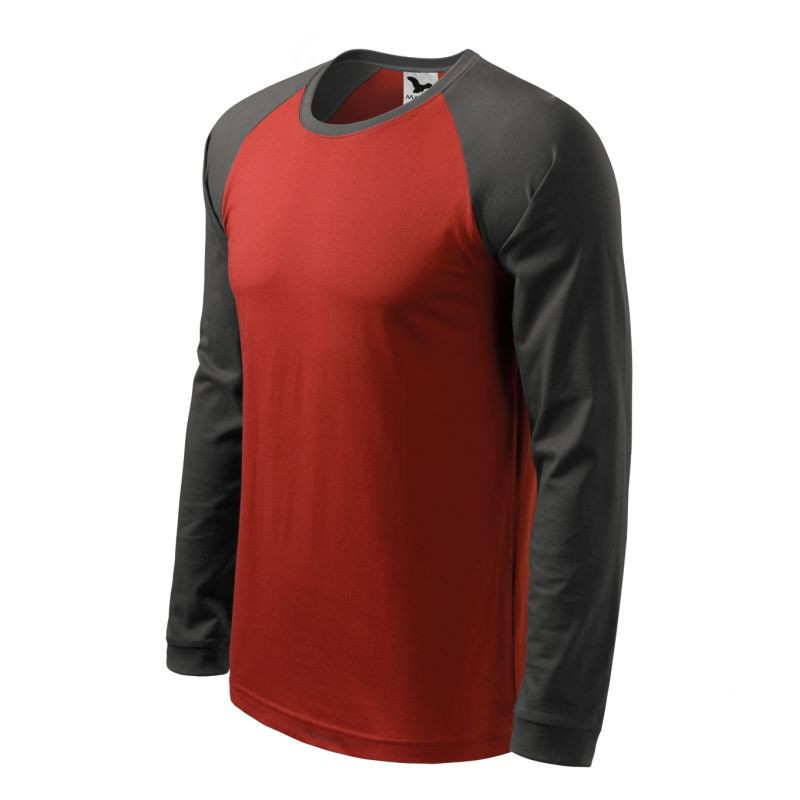 Pánské tričko Street LS M MLI-13023 marlboro red - Malfini - Pro muže trička, tílka, košile