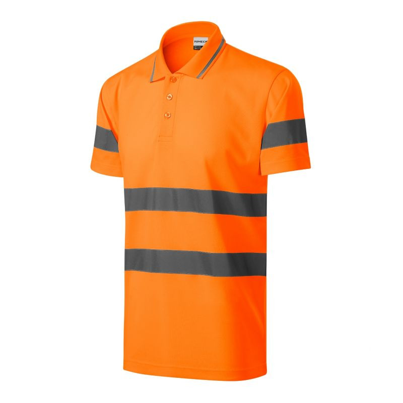 Rimeck HV Runway M polo MLI-2V998 fluorescenční oranžová - Pro muže trička, tílka, košile