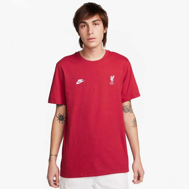 Nike Liverpool FC Club Essentiale Tee M FJ1706-608 tričko - Pro muže trička, tílka, košile