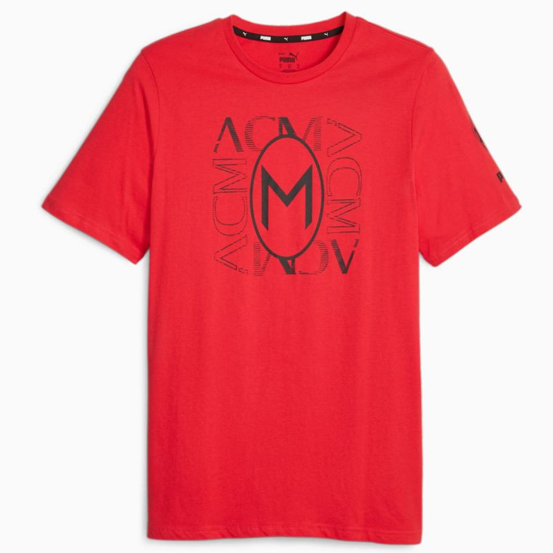 Puma AC Milan FtbCore Graphic Tee M 772314-01 tričko pánské