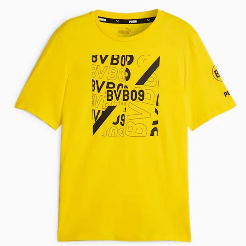 Puma Borussia Dortmund FtbCore Graphic Tee M 771857-01 tričko pánské - Pro muže trička, tílka, košile