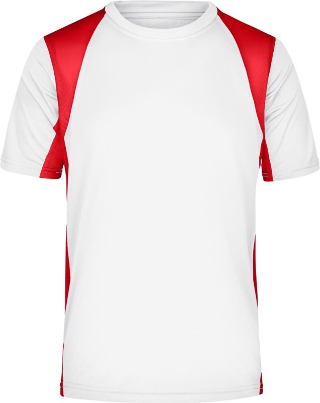 Daiber JN 306 Pánské běžecké tričko 02.0306 white/red