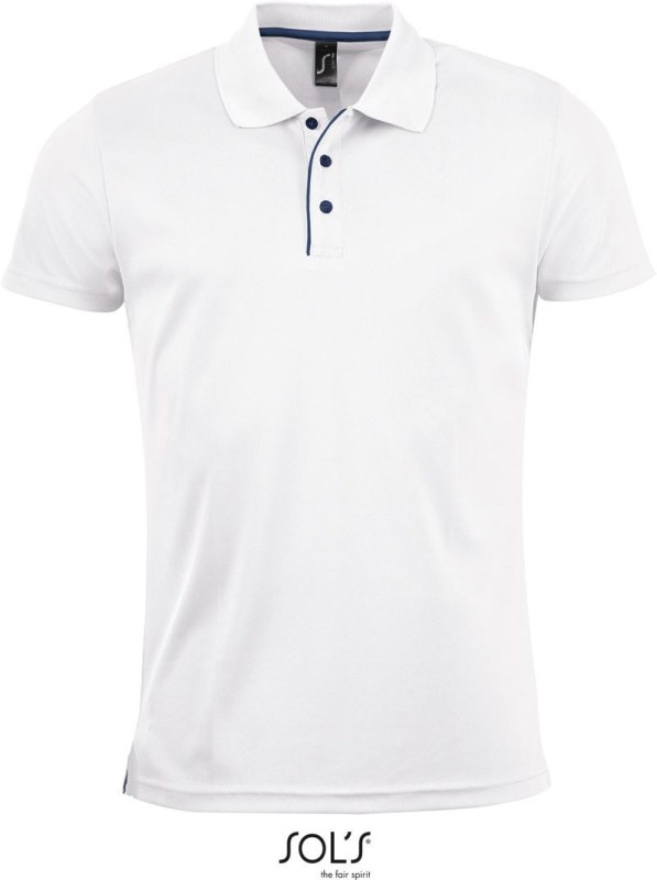 SOL´S Performer Men Pánské piqué sportovní polo 25.1199 white