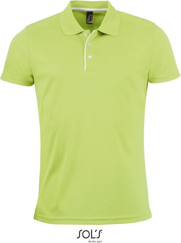 SOL´S Performer Men Pánské piqué sportovní polo 25.1199 apple green