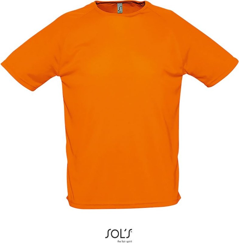 SOL´S Sporty Pánské raglánové sportovní tričko 25.1939 orange