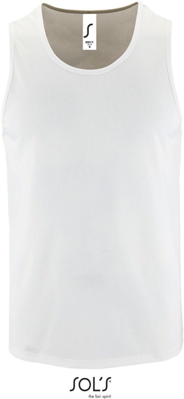 SOL´S Sporty TT Men Pánské sportovní tílko 25.2073 white