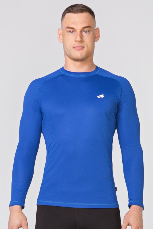 Drsné tričko Radical Fury Ls Blue - Pro muže trička, tílka, košile