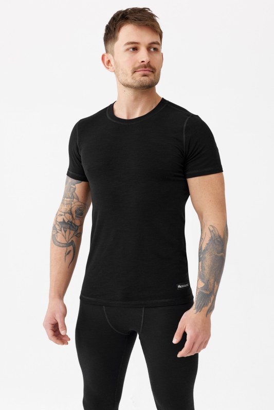 Tričko Rough Radical Merino Active 180 Black - Pro muže trička, tílka, košile