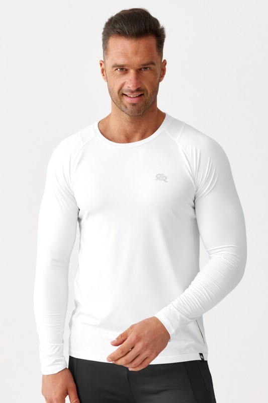 Rough Radical Tričko Vital Zip Ls White - Pro muže trička, tílka, košile