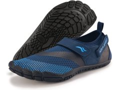 Plavecká obuv Agama tm. modrá-černá - AQUA SPEED