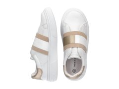 Dámské sportovní boty W T3A4-32155-1383X048Bílá se zlatou - Tommy Hilfiger
