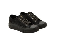 Lee Cooper dámské sportovní boty black platform lace-up dámské