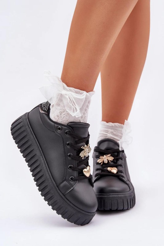 Tenisky na platformě model 208064 Step in style