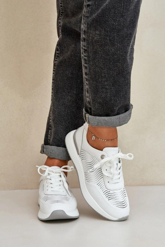 Tenisky na platformě model 209059 Step in style