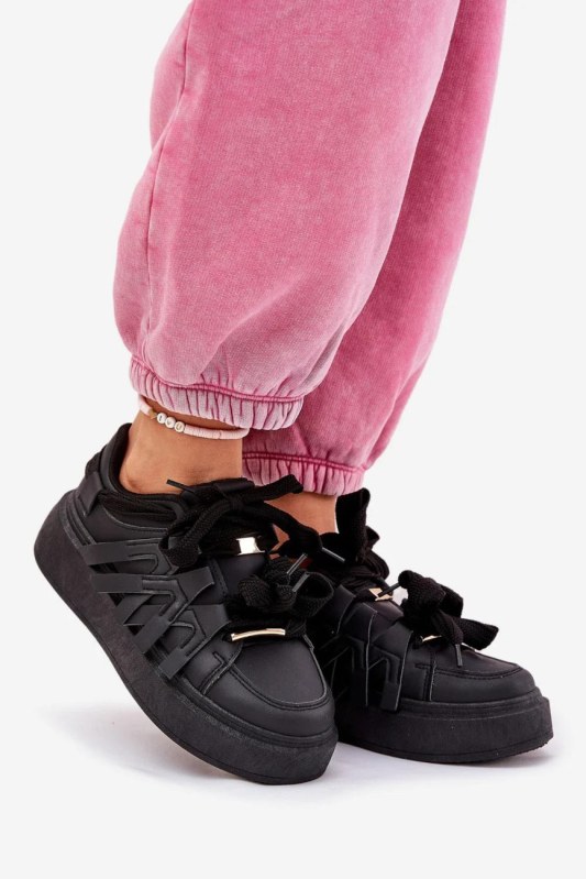 Tenisky na platformě model 209449 Step in style
