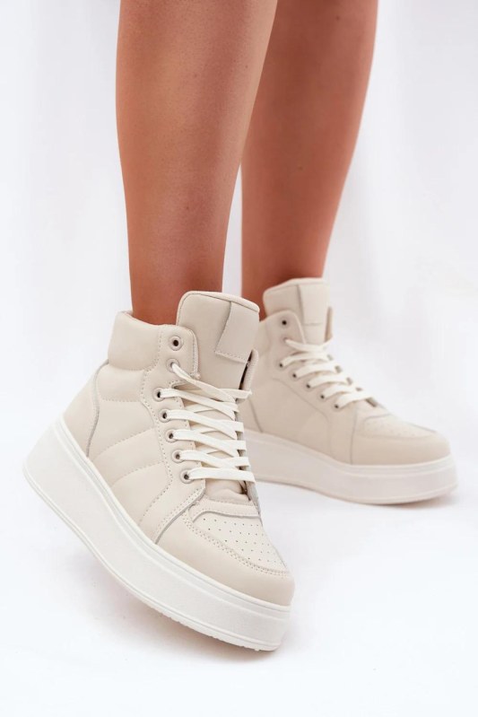 Tenisky na platformě model 212720 Step in style