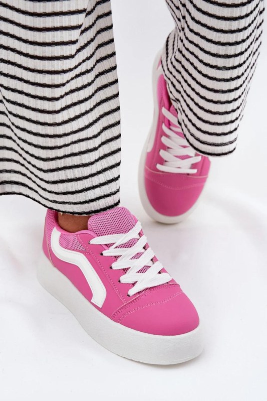 Tenisky na platformě model 213190 Step in style