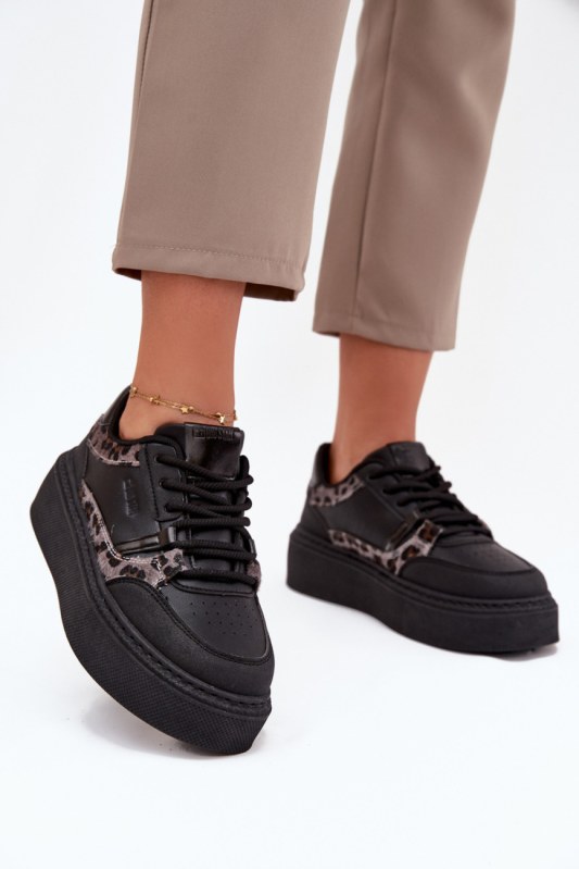 Tenisky na platformě model 216463 Step in style