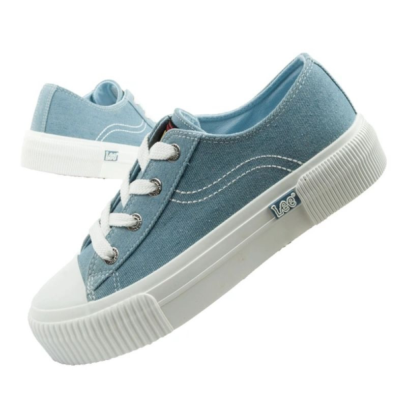 Lee dámské sportovní boty Isla trainers blue platform dámské - Pro ženy boty