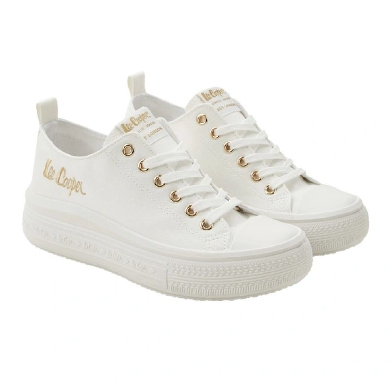 Lee Cooper dámské sportovní boty white platform fashionable dámské - Pro ženy boty