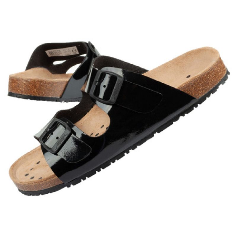 Abeba Sandály Black W 8088 pracovní žabky - Pro ženy boty