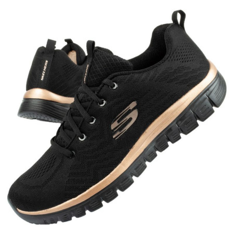 Skechers Get Connected W 12615-BKRG dámské sportovní boty - Pro ženy boty