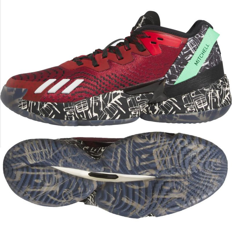 D unisex basketbalová obuv.O.N.Vydání 4 IF2162 - Adidas - Pro ženy boty