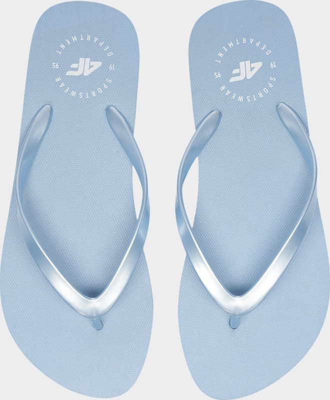 Dámské žabky 4F KLD201 Světle modré 2 - Pro ženy boty