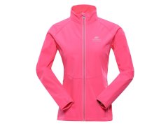 Dámská softshellová bunda s membránou ALPINE PRO MULTA neon knockout pink