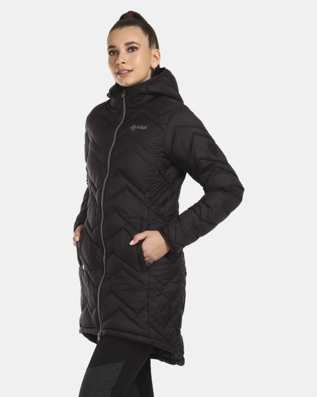 Dámský kabát LEILA-W Černá - Kilpi - Pro ženy bundy a vesty