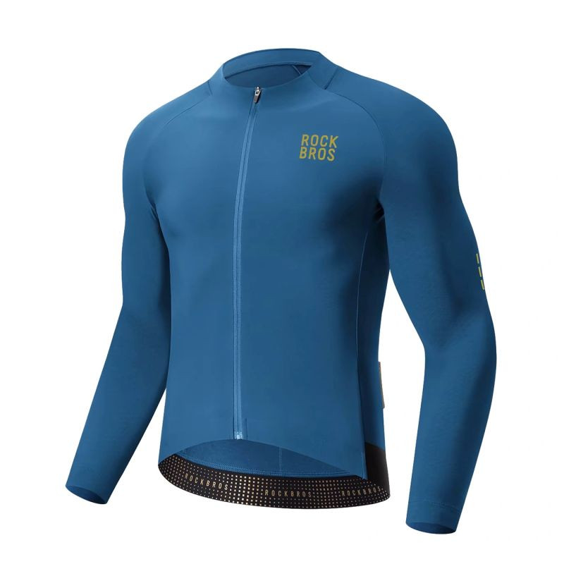 Rockbros YDWT020 Cyklistická bunda Diamond podzim/zima velikost XXXL - modrá - Pro ženy bundy a&nbsp;vesty