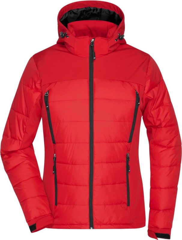 Daiber JN 1049 Dámská outdoorová hybridní bunda 02.1049 red - Pro ženy bundy a&nbsp;vesty