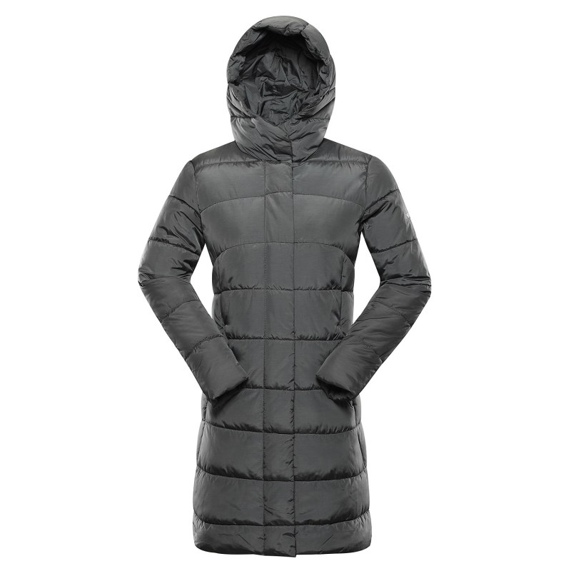 Dámský hi-therm kabát ALPINE PRO EDORA dk.true gray - Pro ženy bundy a vesty