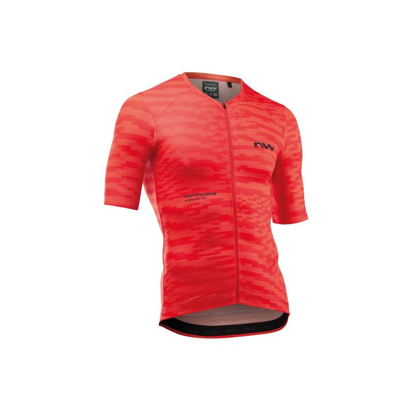Cyklistické tričko NORTHWAVE Blade Jersey, červené - Pro ženy cyklistické dresy