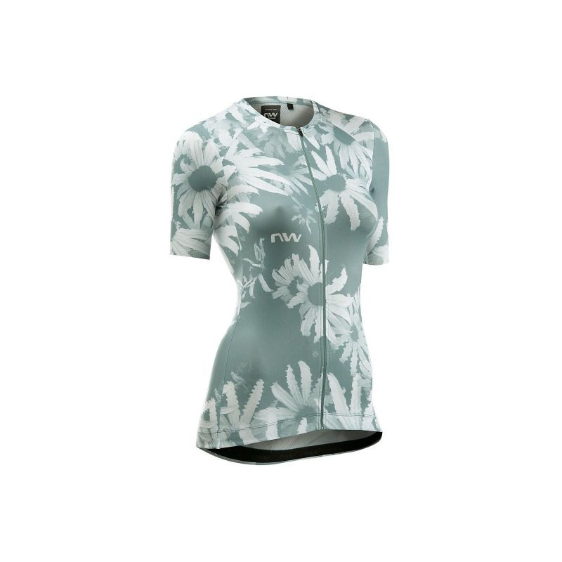 Cyklistické tričko NORTHWAVE Blade Woman Jersey, zelené - Pro ženy cyklistické dresy