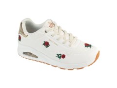 Skechers Uno – Champagne and Roses 177862-WRD bílé 36
