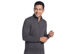 Skechers Weekend Easy 1/4 Zip LT269-BKCC Černé L