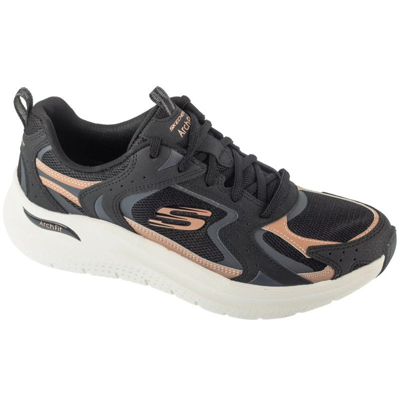 Skechers Arch Fit 2.0 – Vintage Luxe 150332-BKRG Černé 36 - Pro ženy dámské boty sportovní