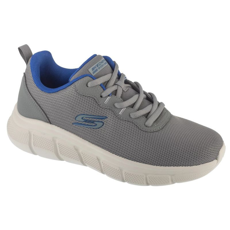 Skechers Bobs B Flex – Icy Edge 118109-DKGY Šedé 45 - Pro ženy dámské boty sportovní