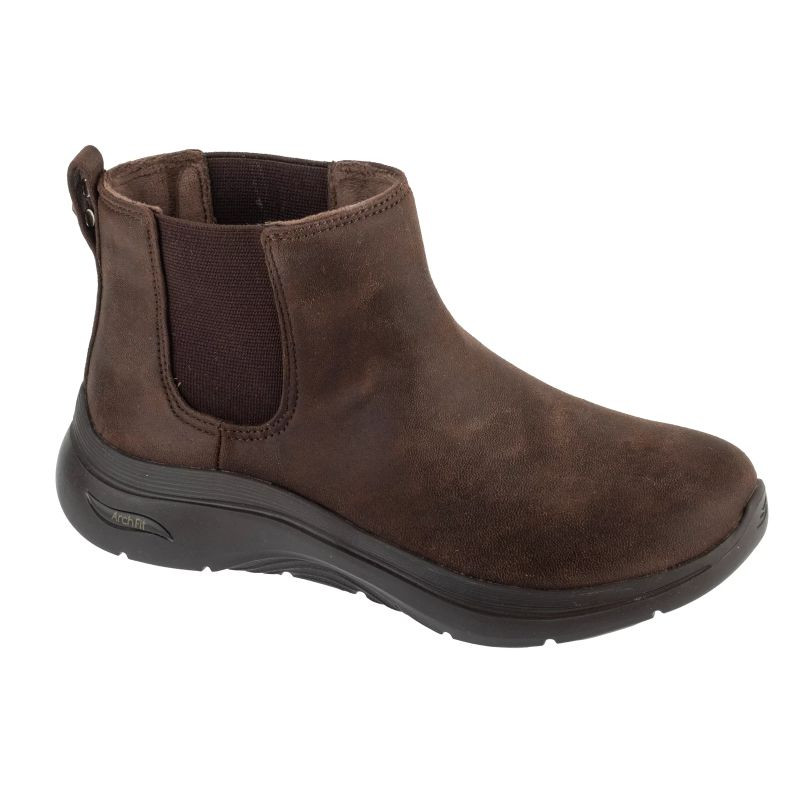Skechers Go Walk Arch Fit 2.0 Boot – Classic Charm 144550-CHOC Hnědé 36 - Pro ženy dámské boty sportovní