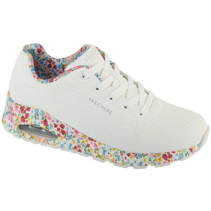 Skechers Uno – Majestic Garden 155583-WMLT bílé 36
