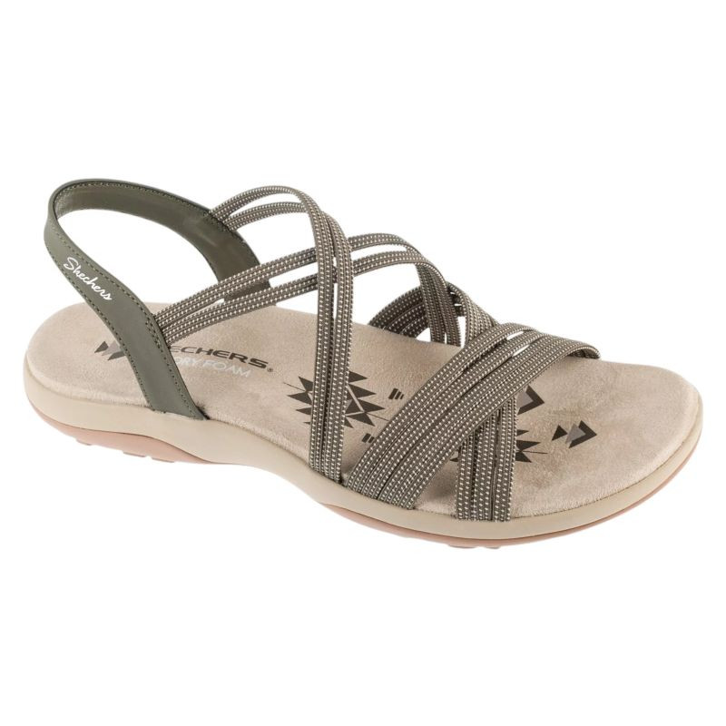 Skechers Reggae Slim – Turn It Up 163117-OLV zelené 36 - Pro ženy dámské boty sportovní