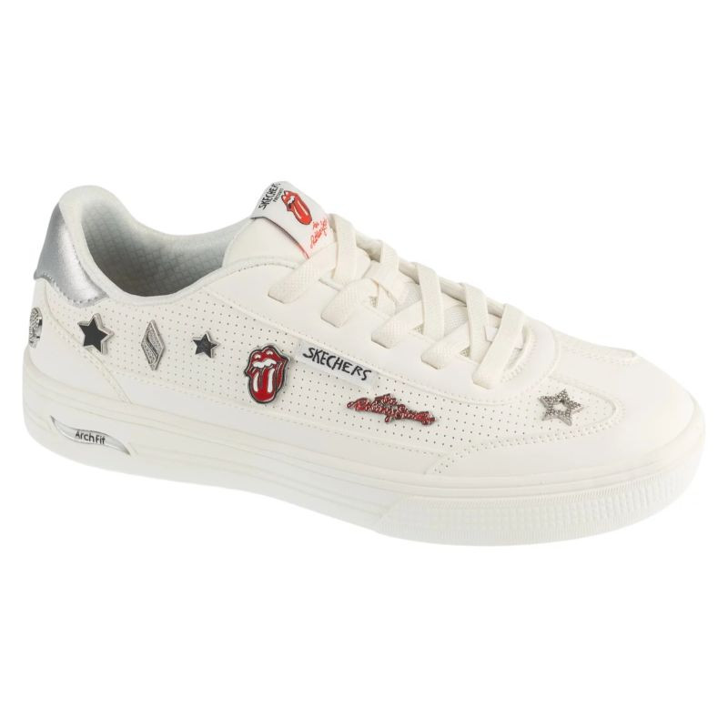 Skechers Arch Fit Arcade – Rolling Stones 190000-WHT bílé 36