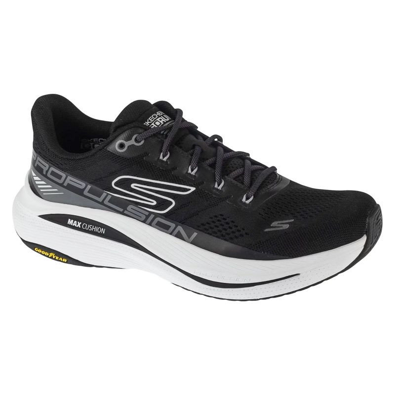 Skechers Max Cushioning Propulsion 220509-BKW Černé 39,5 - Pro ženy dámské boty sportovní